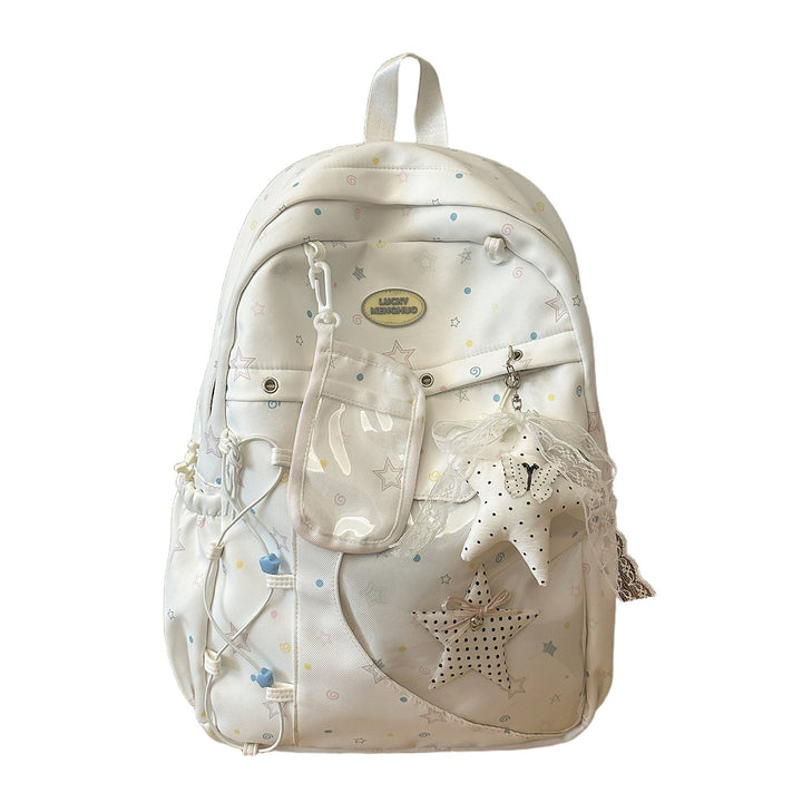 Heart-Appliqué Casual Backpack Stornfield