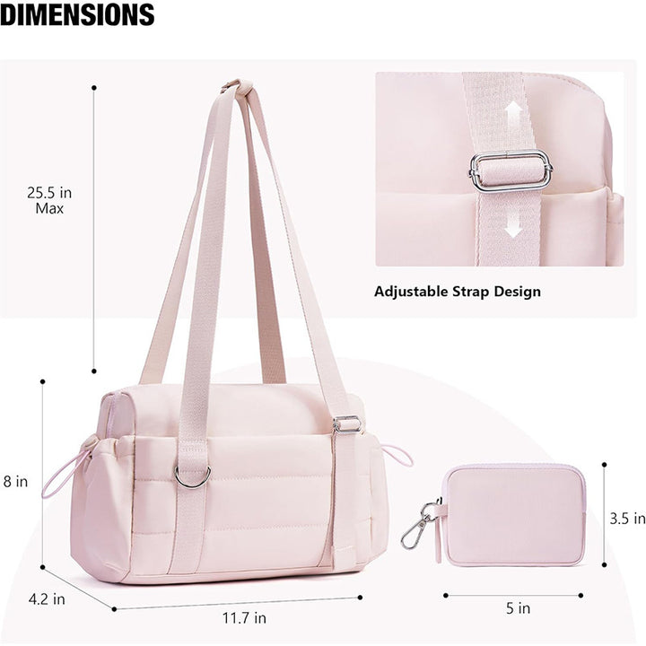 Fashionable Travel Bag with Removable Wallet Stornfield
