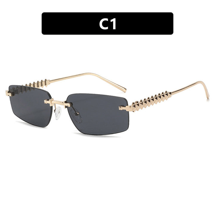 Women's square sunglasses with filigree frame and luxurious accents Stornfield
