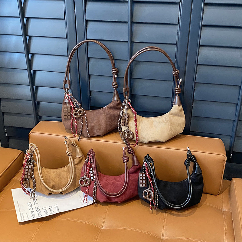Designer Suede Handbag