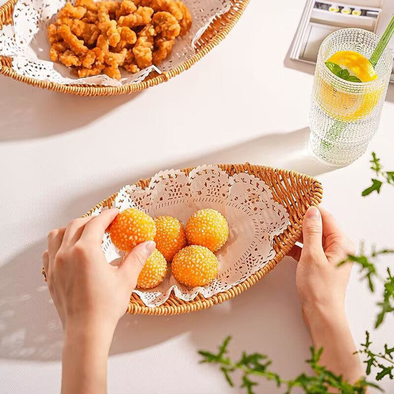 Women's Stylistically Safe Rattan Plate Stornfield