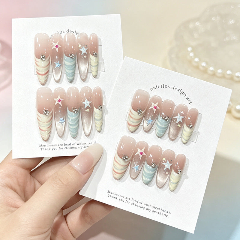 Whimsical Nail Art Press-On Set Stornfield