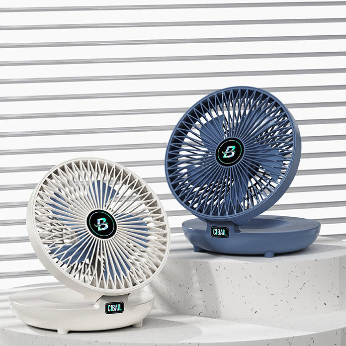 Portable Mini Desktop Fan, USB Rechargeable Adjustable Wall-Mount Fan | Stornfield