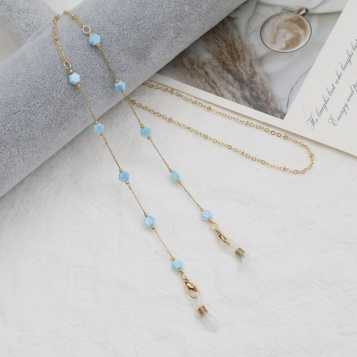 Elegant Gold Chain Necklace with Gemstones Stornfield