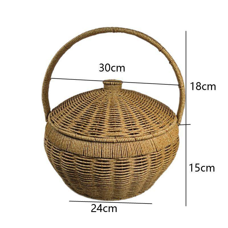 Ornamental Woven Storage Basket Stornfield