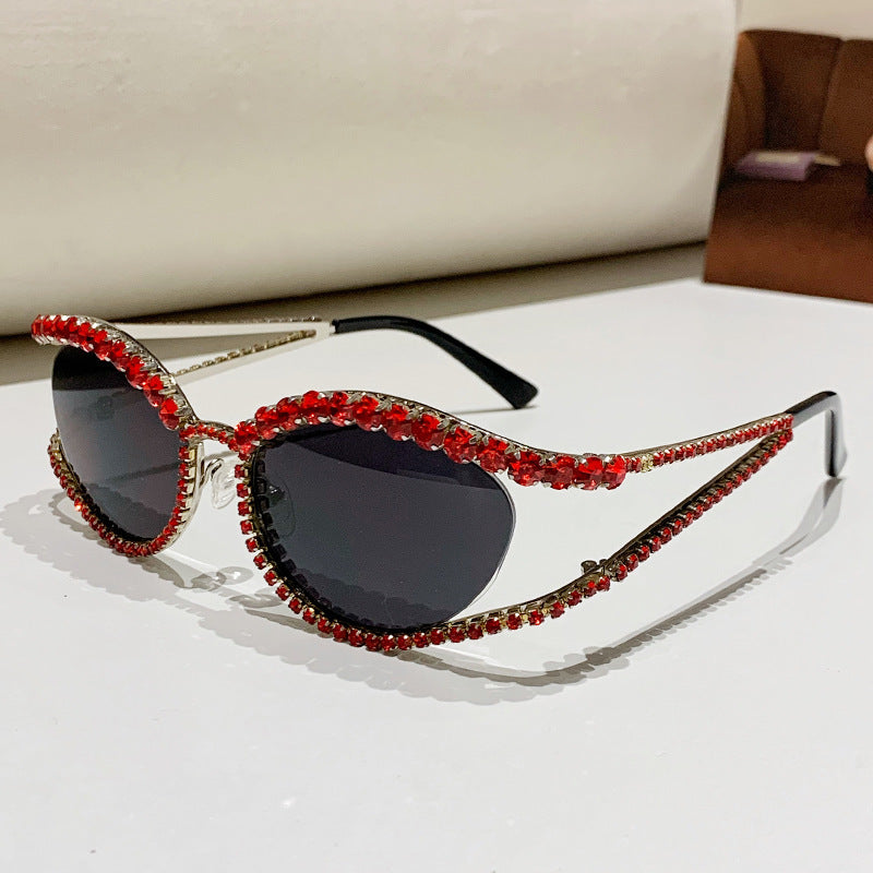 Ladies Glamorous Sunglasses with Sparkling Crystal Accents Stornfield