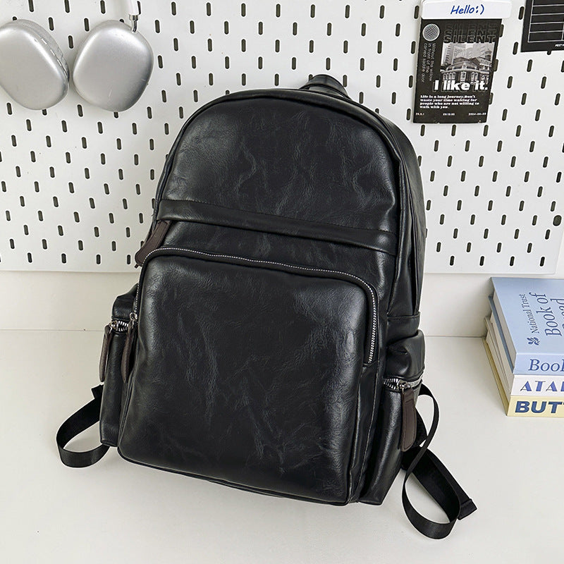 Vintage Leather Laptop Backpack Stornfield