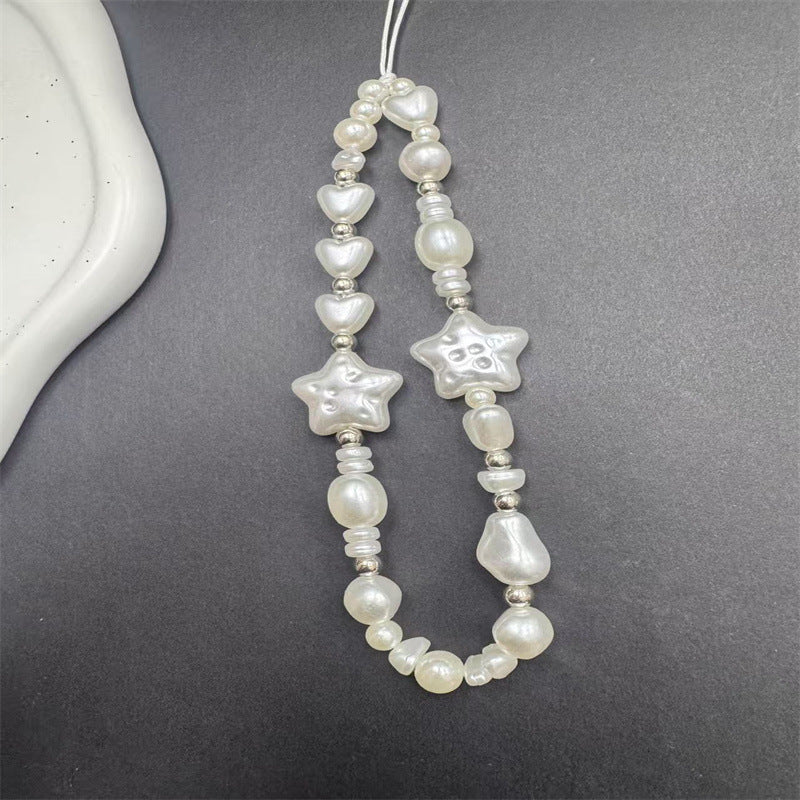Elegant Star and Heart Beaded Necklace Stornfield