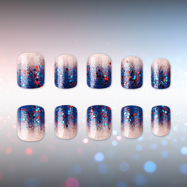 Glitter Gradient Press-On Nail Set Stornfield