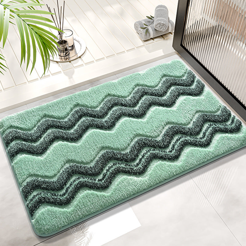 Textured Memory Foam Bathroom Mat Stornfield