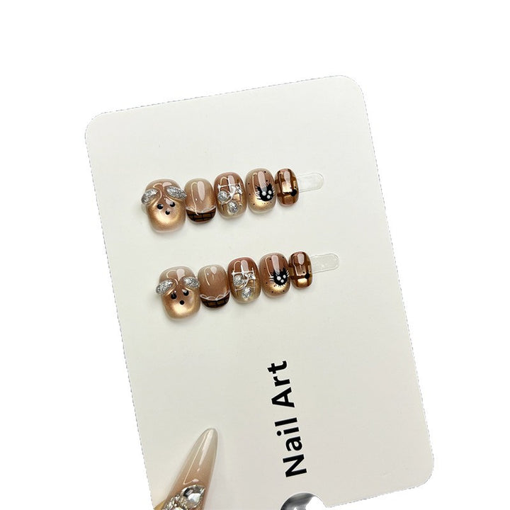 Creative Animal-Themed Press-On Nails