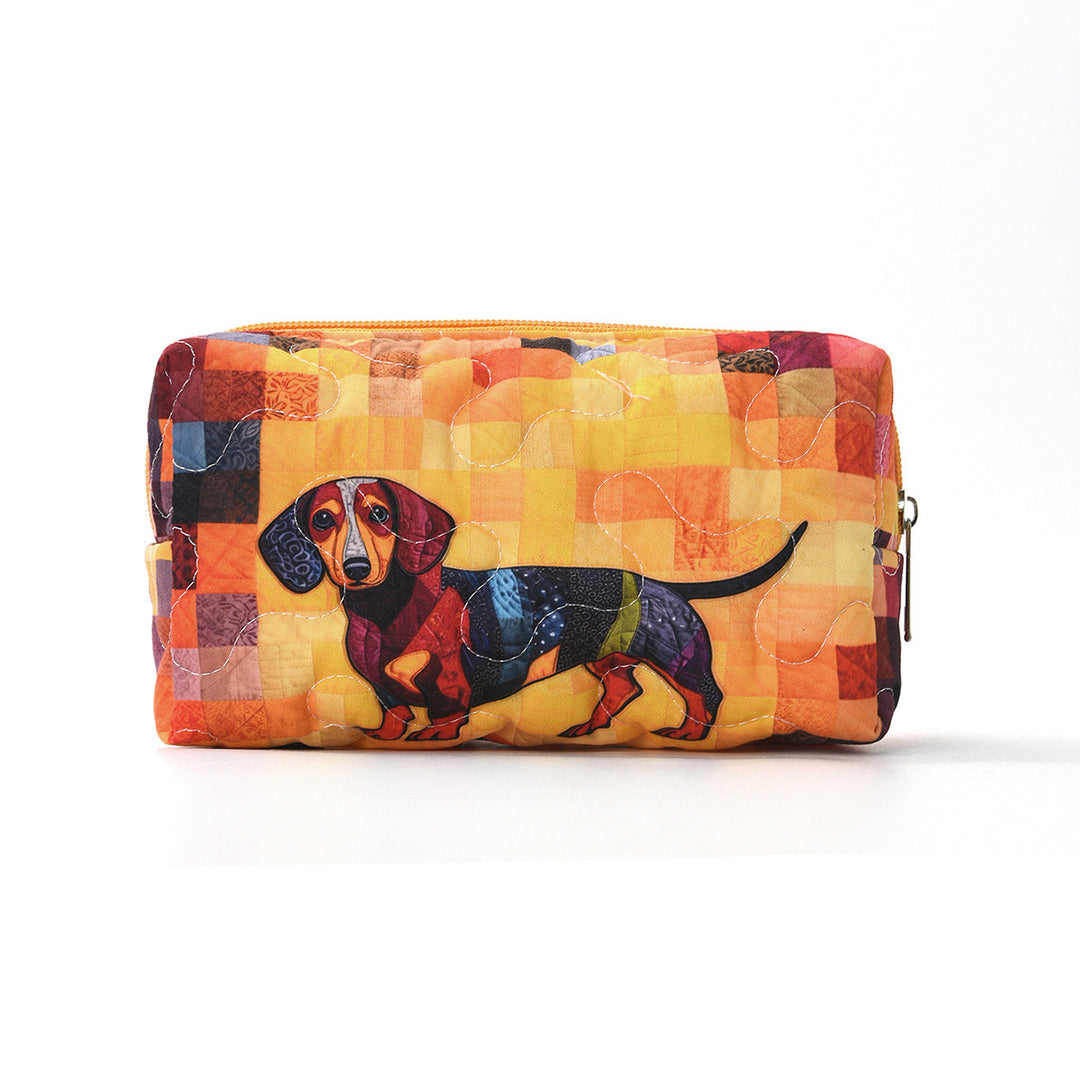Cosmetic pouch with colorful animal design Stornfield