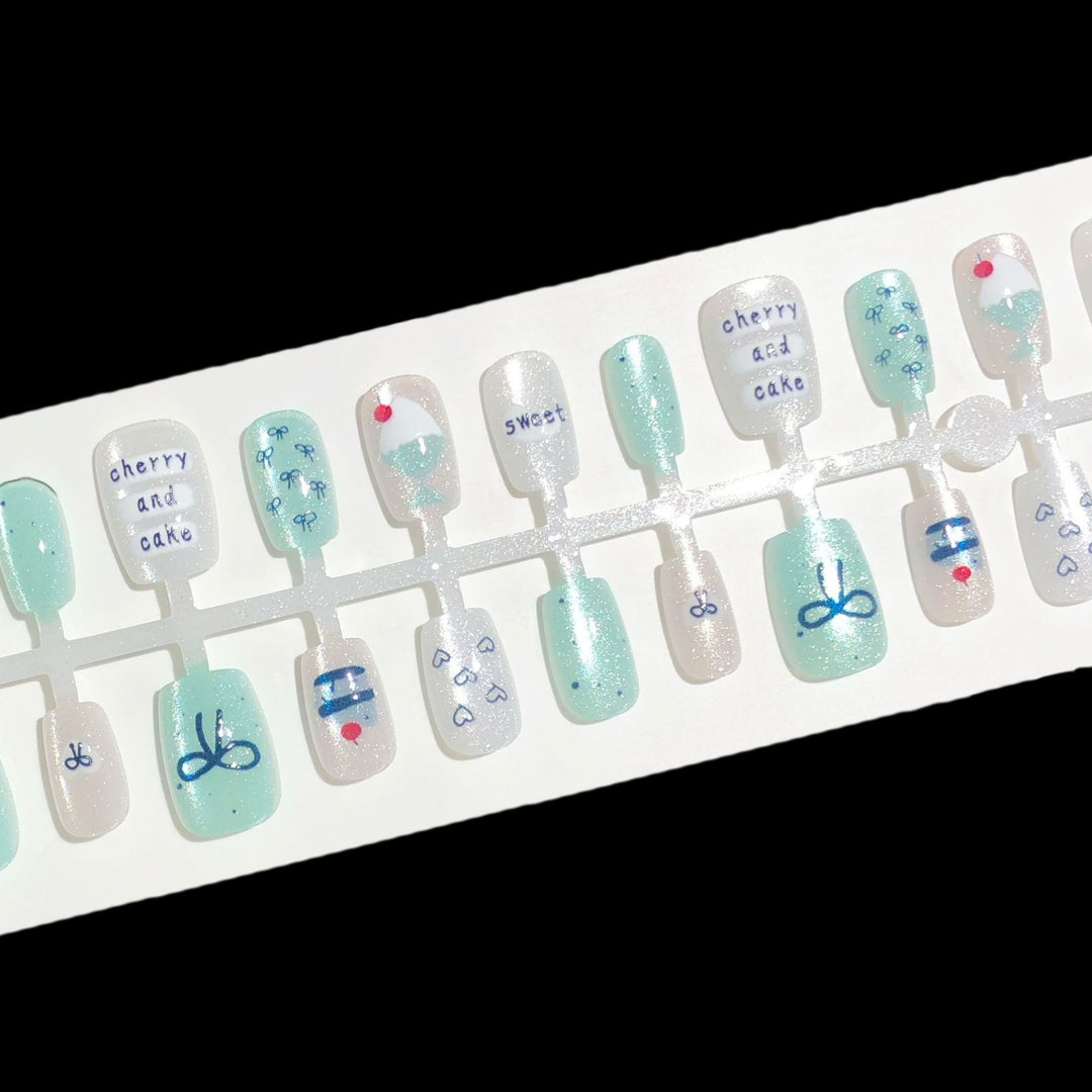 Cute Thematic Press-On Nail Set