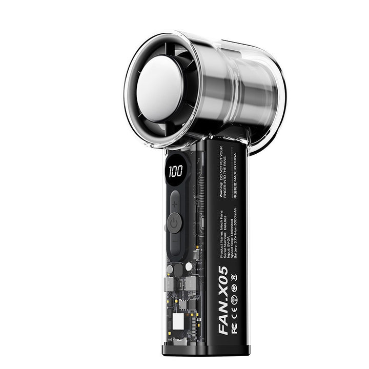 Women Portable High-Performance Fan with Digital Display Stornfield