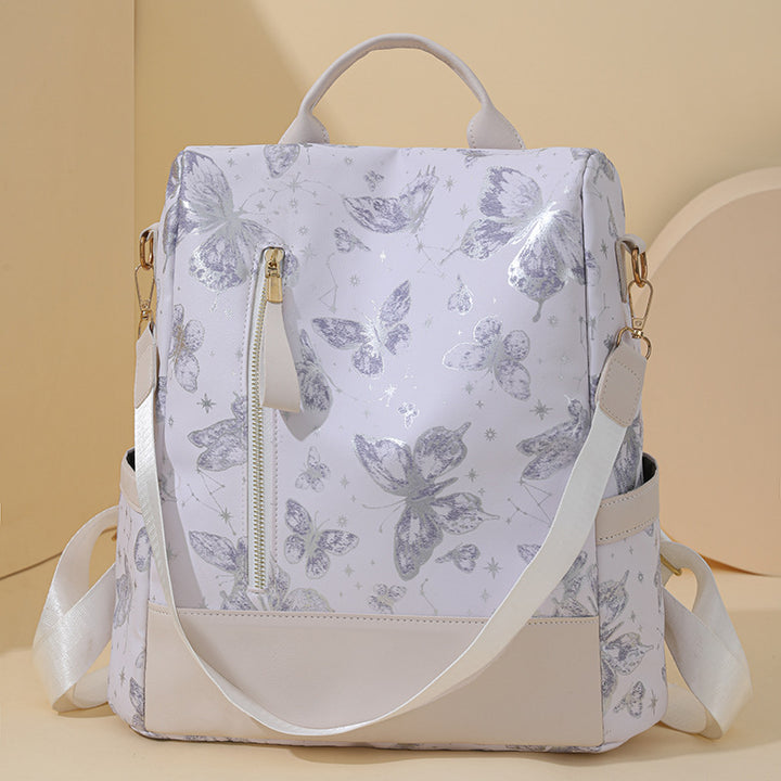 Stylish Butterfly Print Backpack Stornfield