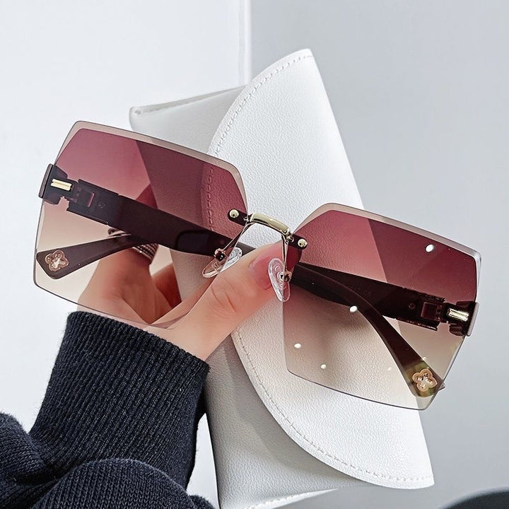 Oversized Geometric Shield Sunglasses Stornfield