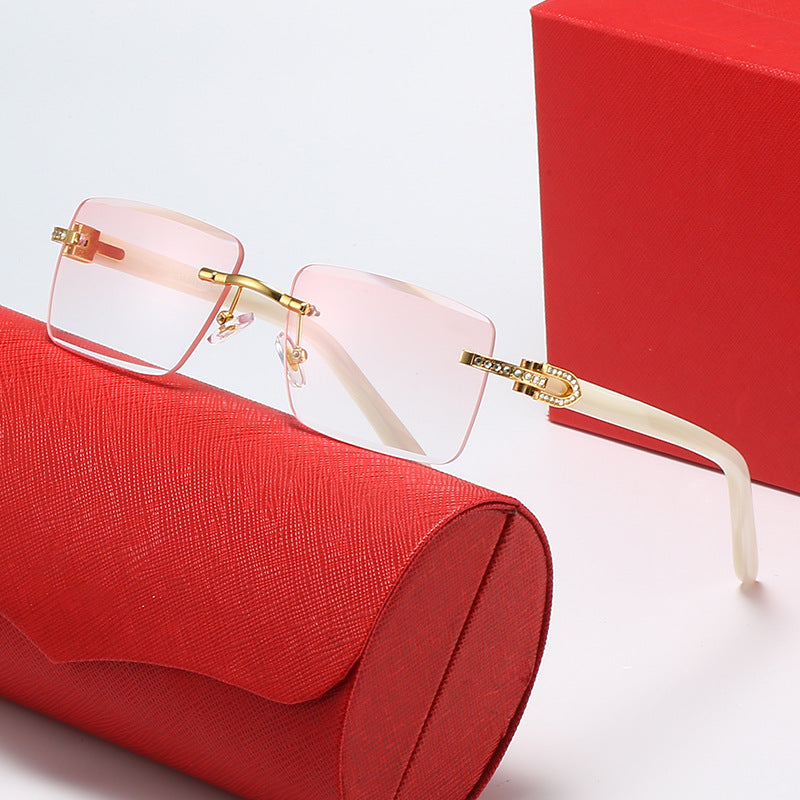 Ladies fashionable square sunglasses with luxurious accent and UV protection Stornfield