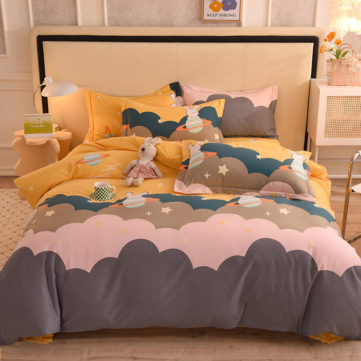 Luxury Striped Bedding Set
