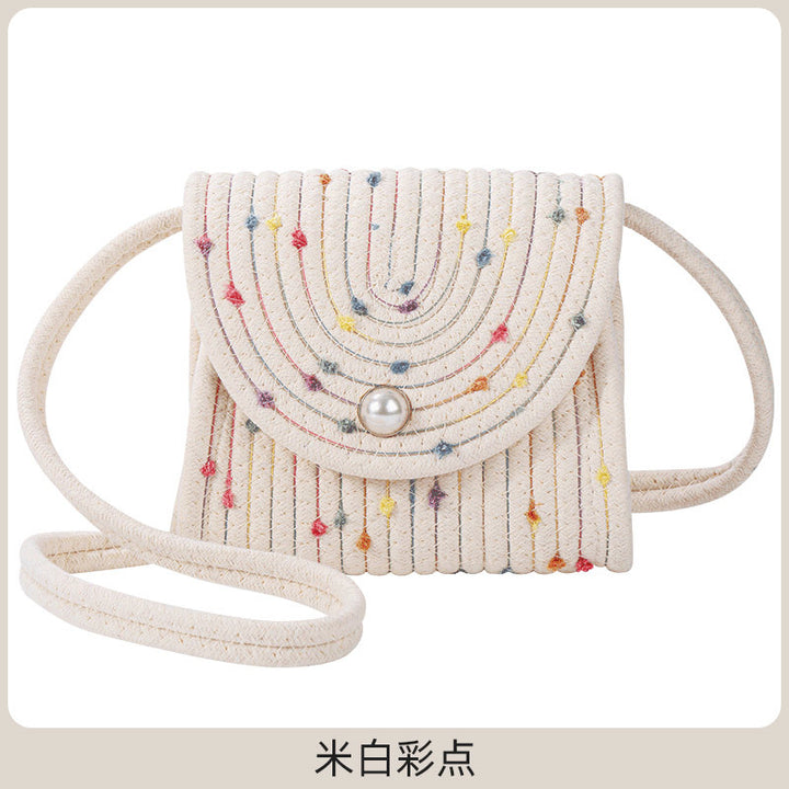 Women's Fashion Shoulder Bag with Decorative Pearl Closure Stornfield
