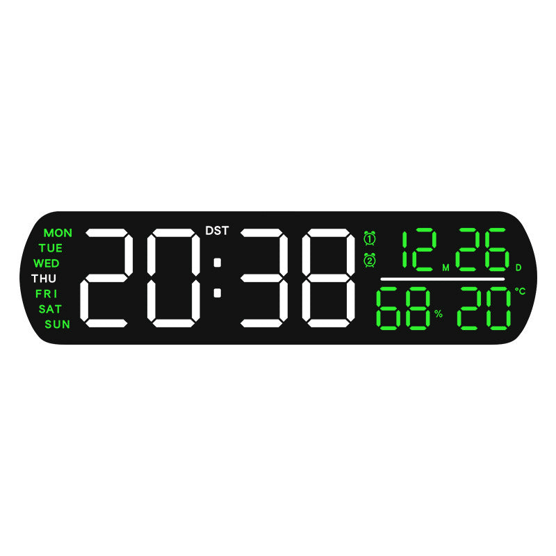 Digital wall clock with temperature and hygrometer display Stornfield