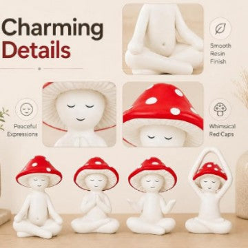 Playful Zen Garden Decor Figure Set Stornfield