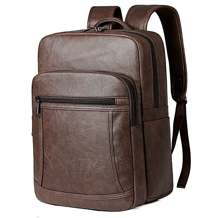 Elegant Backpack Made of Faux Leather with Multiple Compartments Stornfield