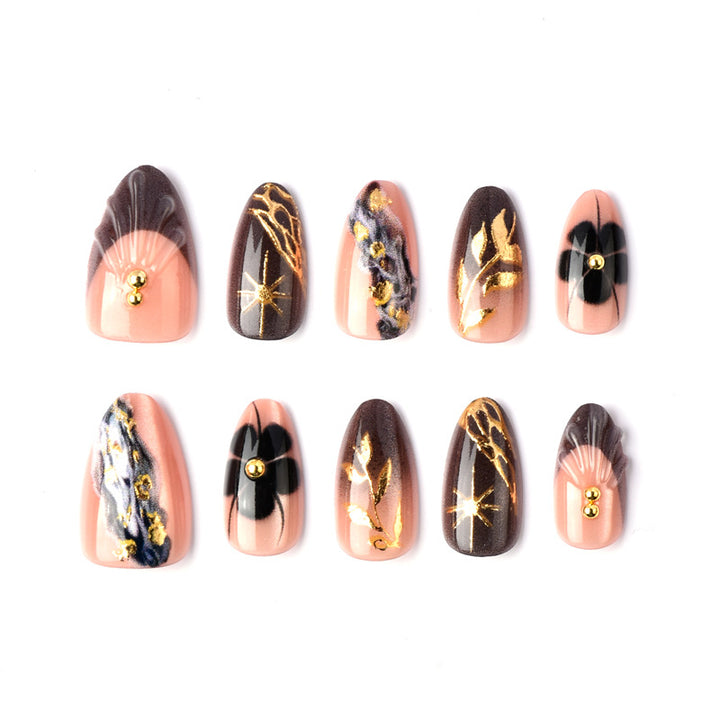 Artistic Press-On Nail Design Stornfield