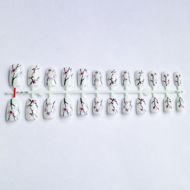 Floral Cherry Blossom Nail Art Kit