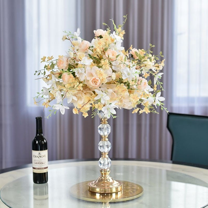 Elegant Crystal Candle Holder