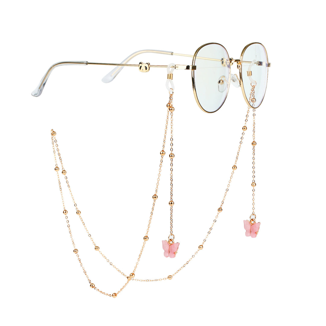 Fashionable sunglasses chains with butterfly pendants Stornfield