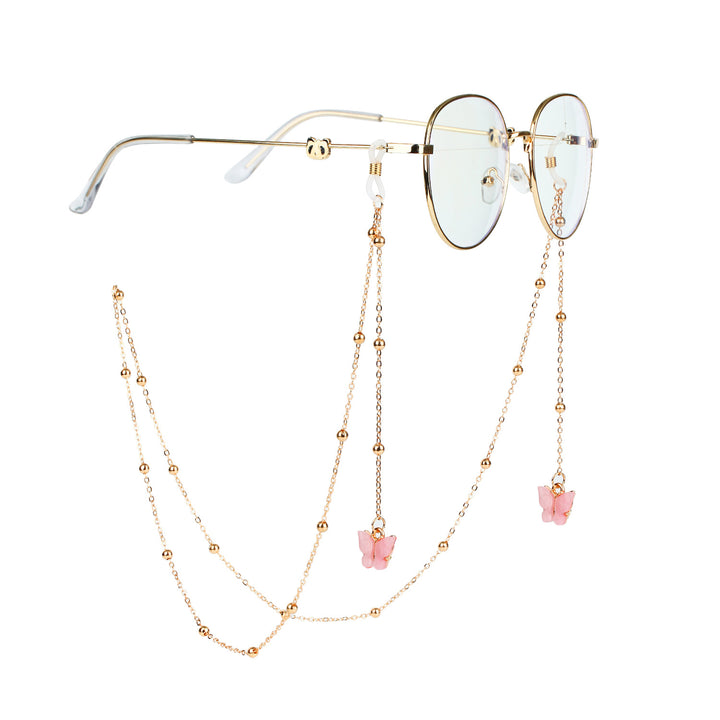 Fashionable sunglasses chains with butterfly pendants Stornfield