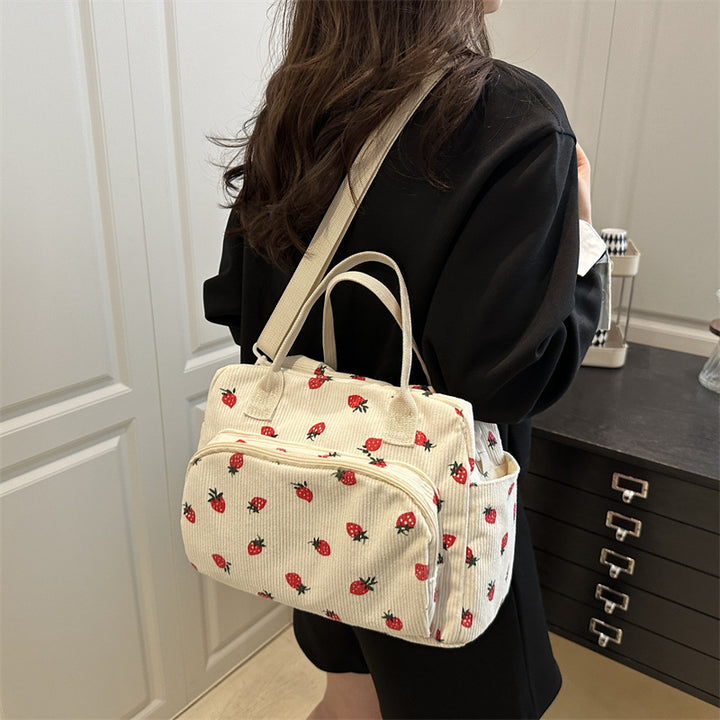 WoPlayful Strawberry Print Crossbody Bag Stornfield