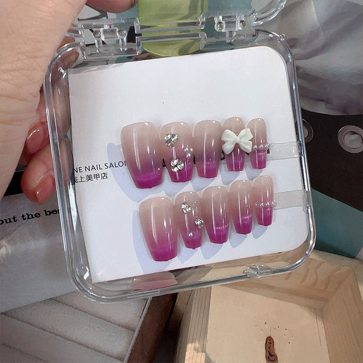 Glamorous Ombre Decorative Press-On Nail Set Stornfield