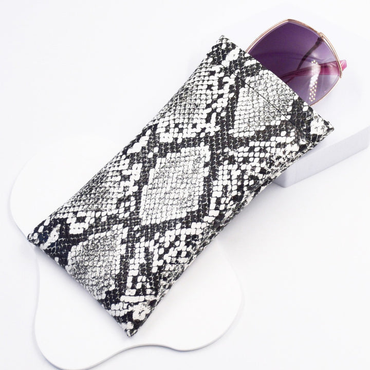Stylish Snake Print Eyewear Case Stornfield