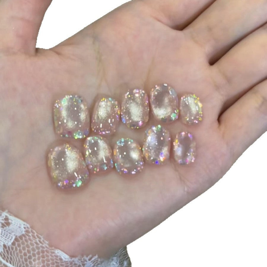 Glittering Press-On Nail Tips Stornfield