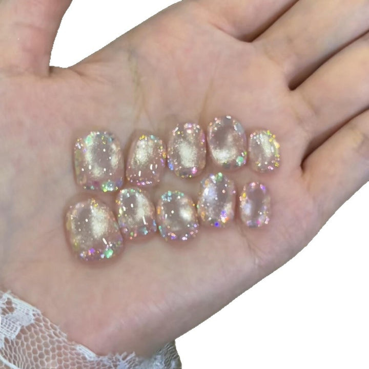 Glittering Press-On Nail Tips Stornfield