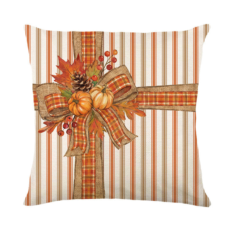 Autumn Harvest Decorative Throw Pillow Cover