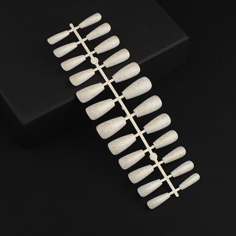 Artificial Nail Set with Elegant Glitter Effect Stornfield