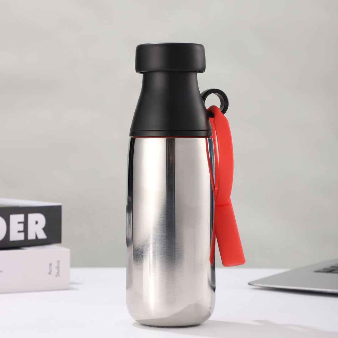 Women insulated water bottle with practical carrying strap Stornfield