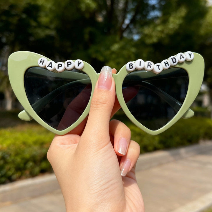 Fun Themed Heart-Shaped Sunglasses Stornfield