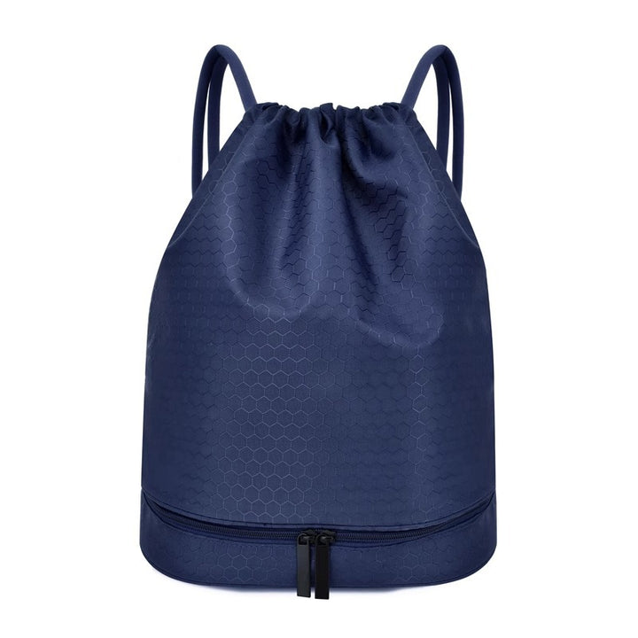 Lightweight Hexagonal Pattern Drawstring Backpack Stornfield