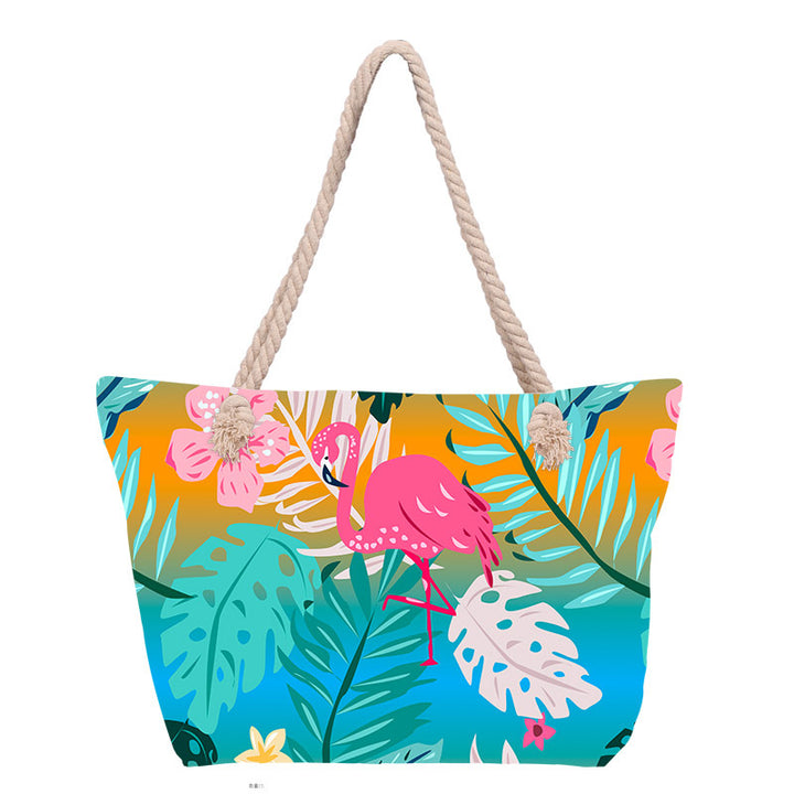 Beach bag with floral pattern Stornfield