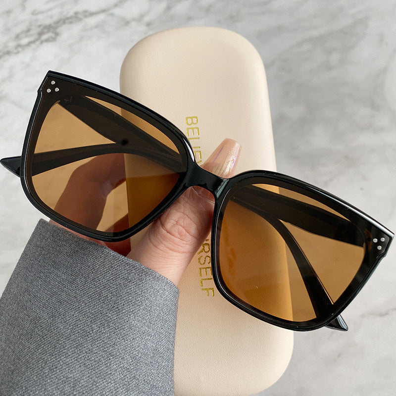 Women's fashionable oversized sunglasses in retro style Stornfield
