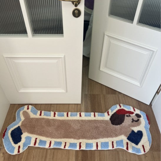 Decorative Dog Bone Shaped Stornfield Rug
