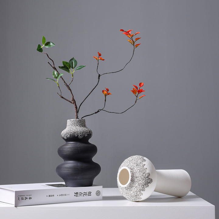 Artistic Texture Earthenware Vase
