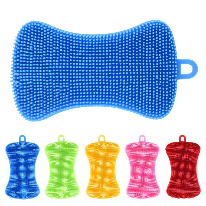Silicone cleaning sponge with ergonomic design Stornfield