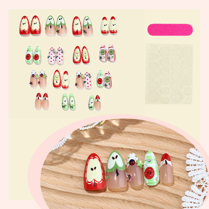 Creative Nail Art Set with Festive Christmas Designs Stornfield