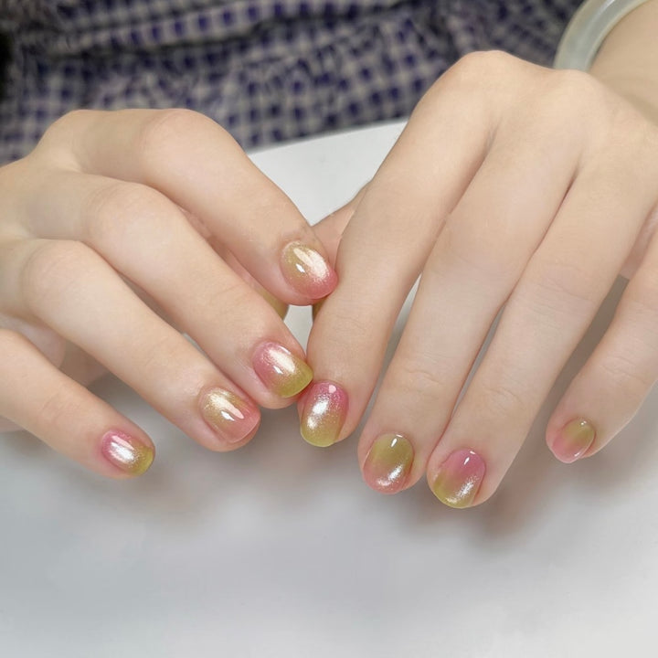 Artificial nails with elegant ombre design Stornfield