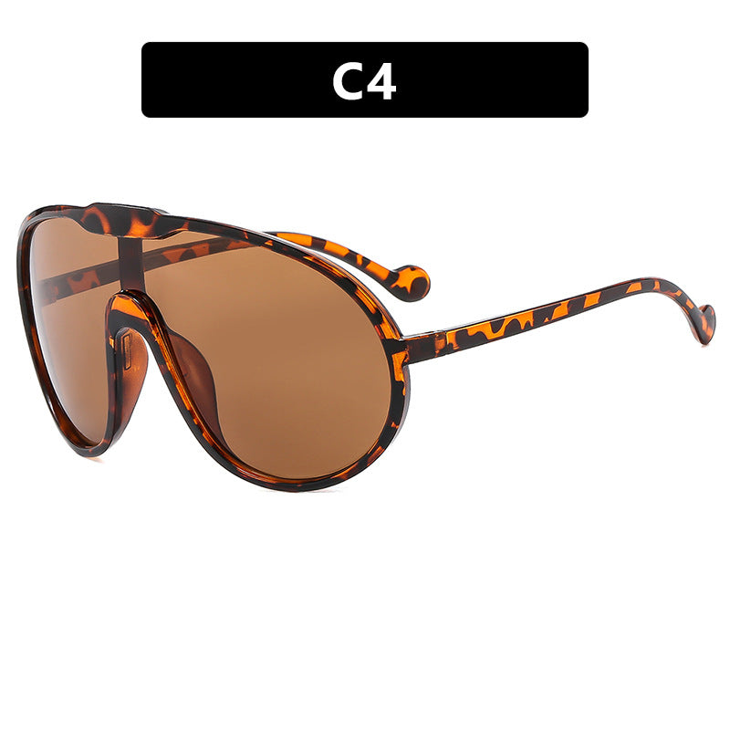 Women's futuristic transparent sunglasses with elegant shape Stornfield