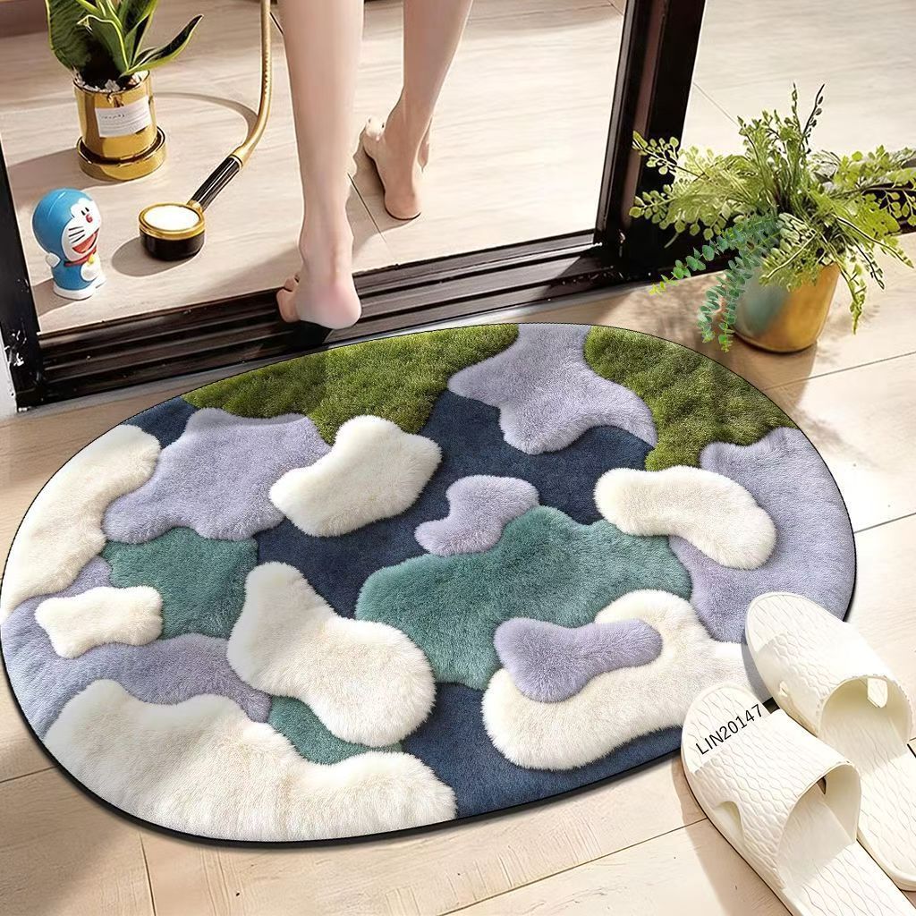 Artistic floor rug